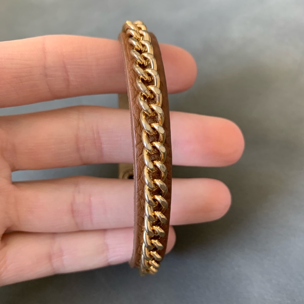 Fornash Leather/Chain Bracelet